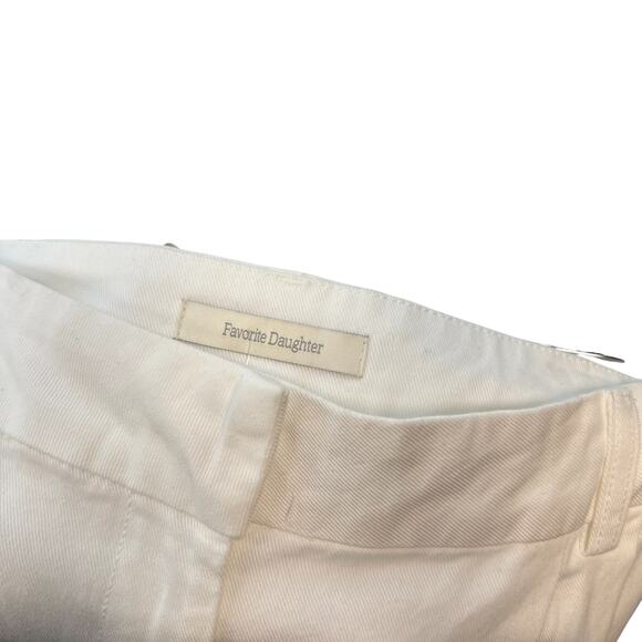 Favorite Daughter The Favorite Pant Denim Wide Leg Geneva White Ivory Size US 18 - Picture 11 of 14